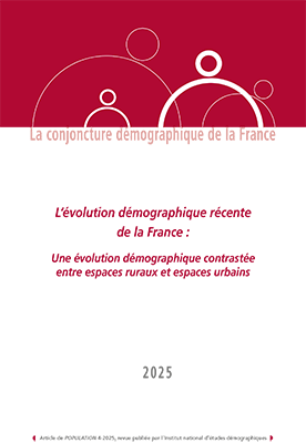 L’évolution démographique récente de la France 2025