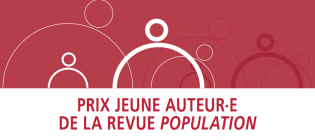 Prix jeune auteur.e 2024 de la revue Population