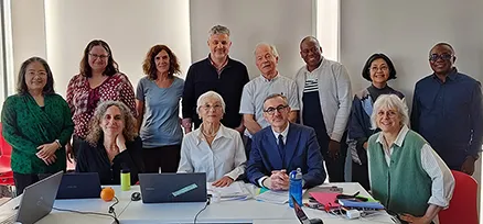Members of the IUSSP Council with François Clanché, Director of INED. © DR
