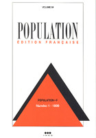 Population 1999 n° 1