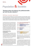 Tensions entre vie privée et vie professionnelle : qui sont les plus exposés ?