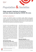 Older people’s feelings of isolation and low morale during the COVID-19 crisis