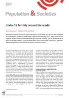Under-15 fertility around the world