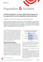 Familles immigrées : le niveau d’éducation progresse sur trois générations mais les inégalités sociales persistent