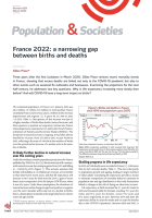 France 2022: a narrowing gap between births and deaths