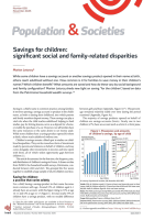 Savings for children: significant social and family-related disparities